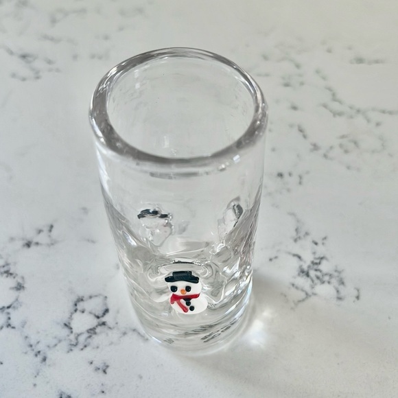 Anthropologie Festive Snowman Icon Shot Glass - Picture 7 of 13
